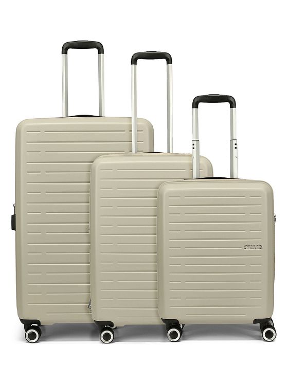 American Tourister Aerojoy 4 hjul Kuffert 3-delt med strækfold American Tourister Aerojoy 4 hjul Kuffert 3-delt med strækfold