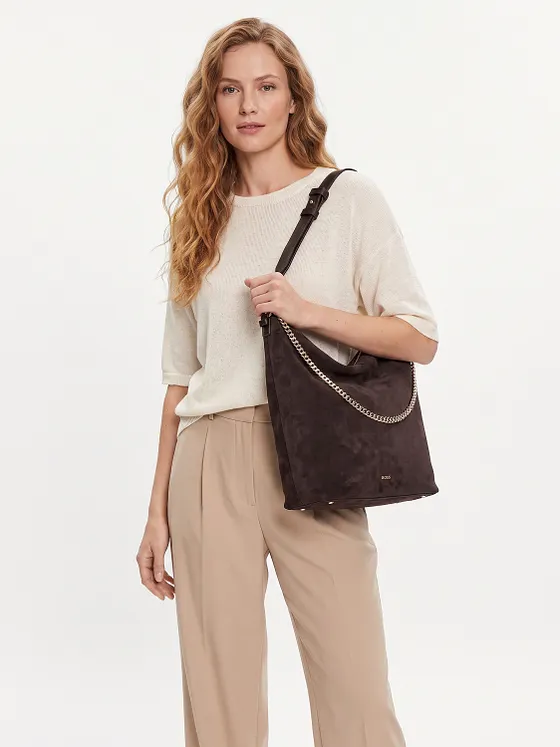 Boss Yelena Bolsa de hombro Piel natural 28 cm Boss Yelena Bolsa de hombro Piel natural 28 cm