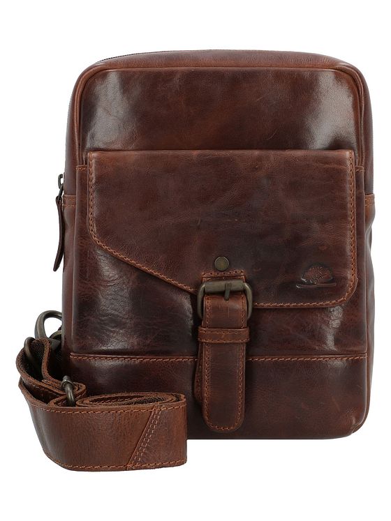 Greenburry Rugged Skuldertaske Læder 19 cm