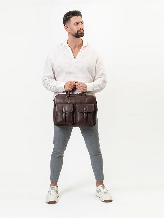 Farmhood Memphis Dokumenttaske Læder 39 cm Laptoprum