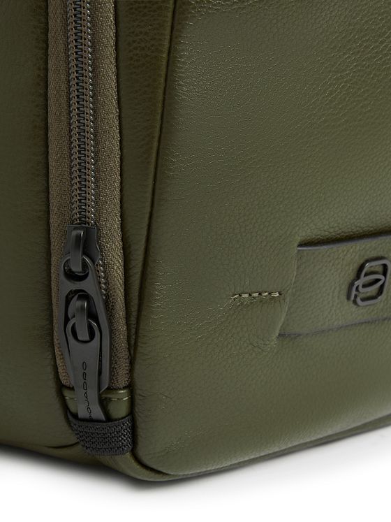 Piquadro Russell Forretningsrygsæk RFID-beskyttelse Læder 42 cm Laptoprum