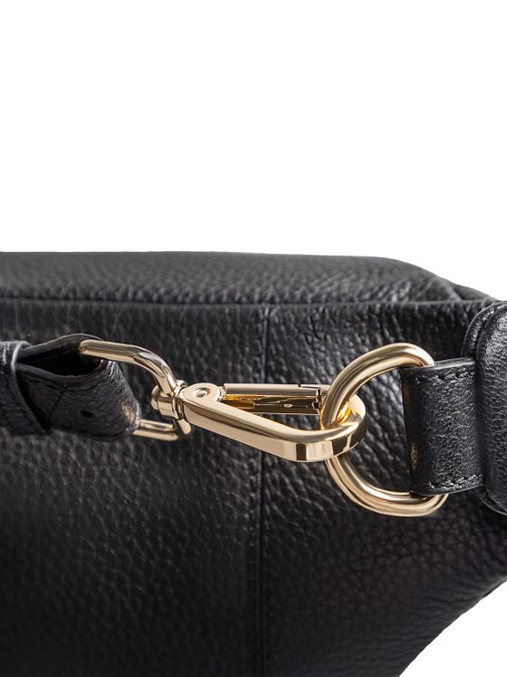 Lazarotti Bologna Kožená taška s dvojitým zipem Crossbody Leather 25 cm