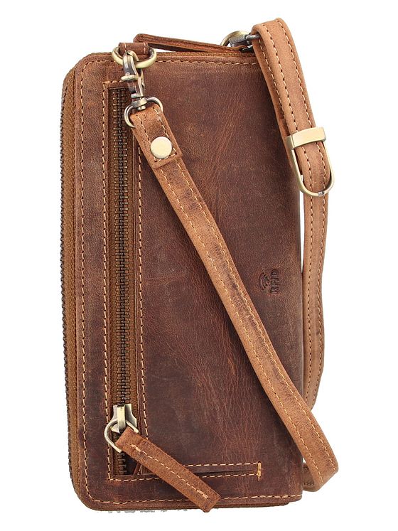Greenburry Vintage mobiletui RFID læder 8 cm
