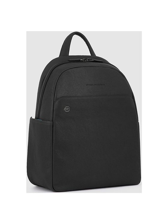 Piquadro Black Square Daypack Læder 36 cm Laptoprum