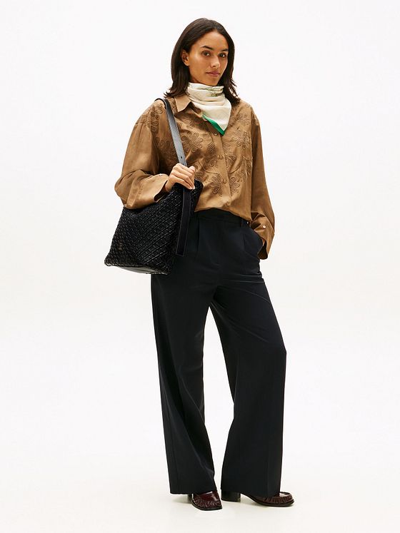 Tommy Hilfiger TH Braided Skuldertaske 36 cm Tommy Hilfiger TH Braided Skuldertaske 36 cm