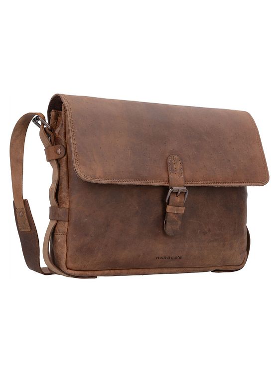 Harold's Antik budbringer i læder 35 cm