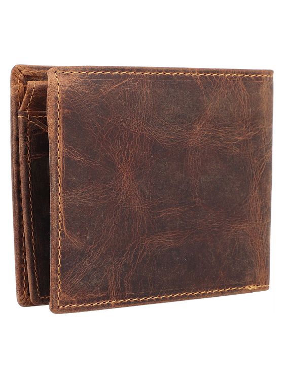 Greenburry Vintage peněženka s reliéfem ryby z kůže 12 cm