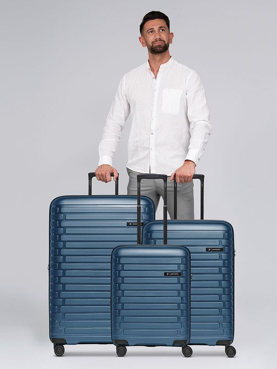 Pactastic Collection 04 THE THREE SET + 4 hjul Kuffert 3-delt med strækfold