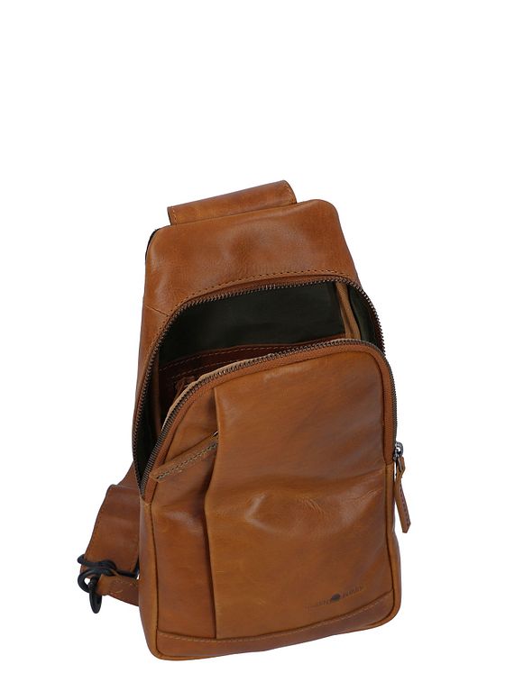 Greenburry Newport skuldertaske i læder 33 cm