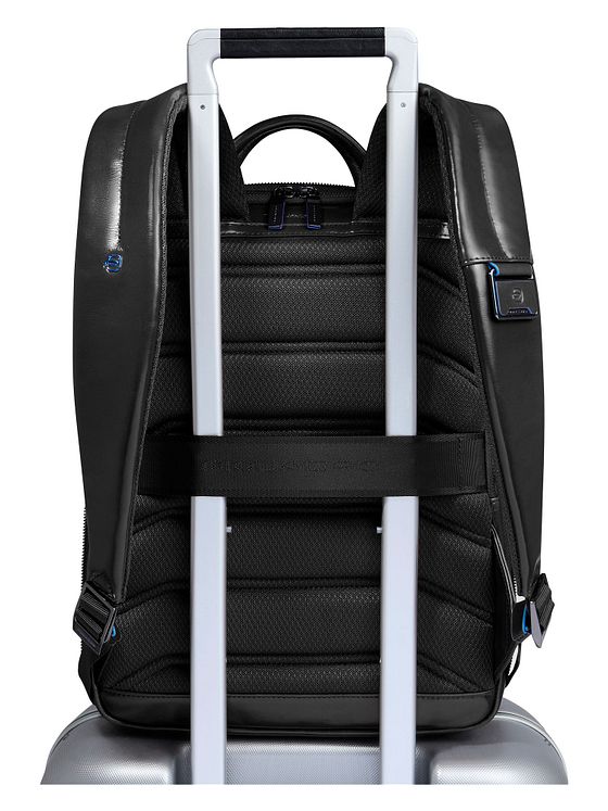 Piquadro Blue Square Daypack RFID-beskyttelse Læder 37 cm Laptoprum Piquadro Blue Square Daypack RFID-beskyttelse Læder 37 cm Laptoprum