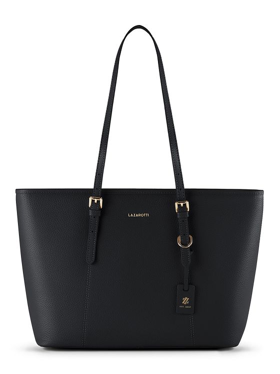 Lazarotti Bologna læder XL shopper taske læder 35 cm