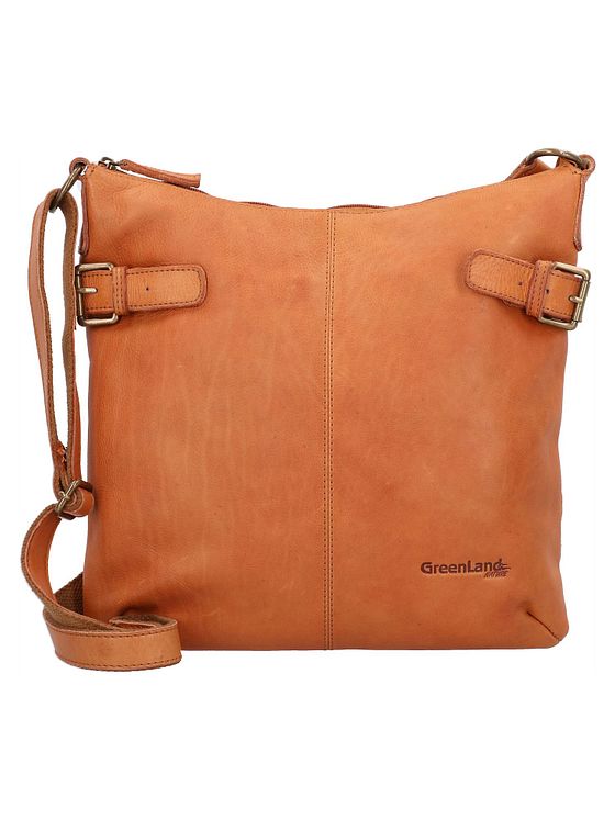 Greenland Nature GreenLand NATURE Skuldertaske Læder 34 cm