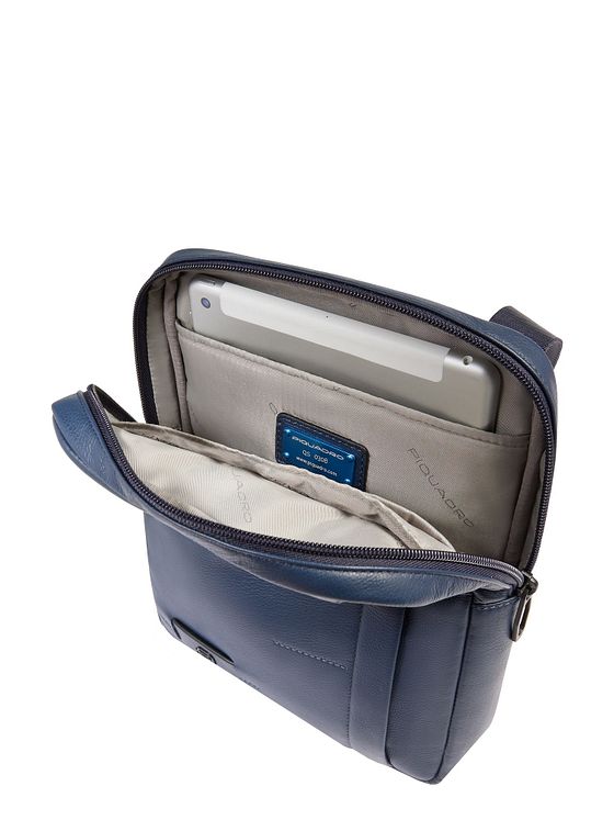 Piquadro Russel Skuldertaske Læder 27 cm