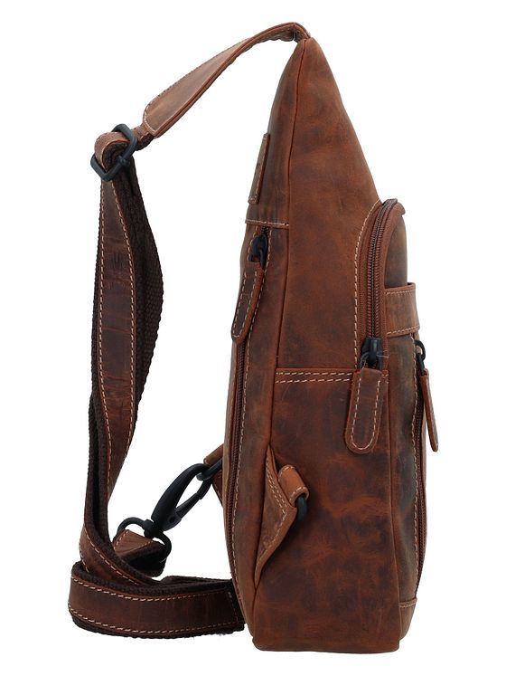 Jack Kinsky Baltimore 17 skuldertaske i læder 30 cm