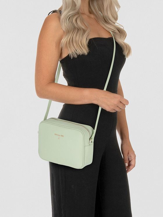 Patrizia Pepe Fly skuldertaske i læder 24 cm