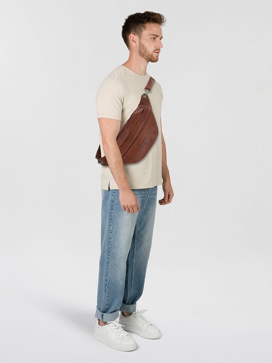 Jack Kinsky Porto Bæltetaske Læder 30 cm