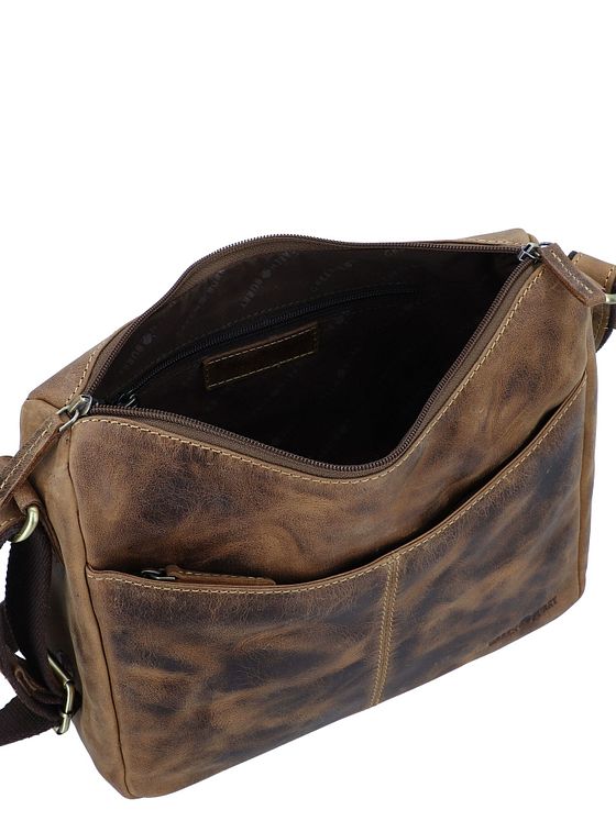 Greenburry Vintage Skuldertaske Læder 30 cm