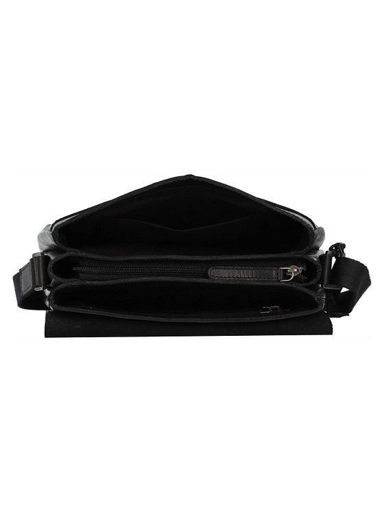 Greenburry Pure Black Skuldertaske Læder 25 cm Greenburry Pure Black Skuldertaske Læder 25 cm