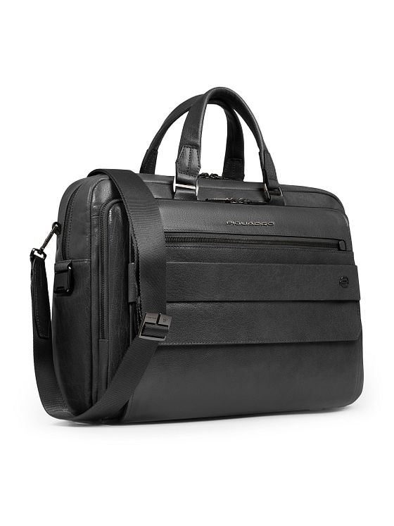 Piquadro Solm Dokumenttaske Læder 42 cm Laptoprum