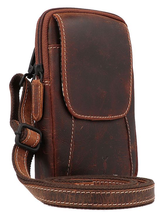 Jack Kinsky Baltimore 10 mobiltelefontaske i læder 12 cm