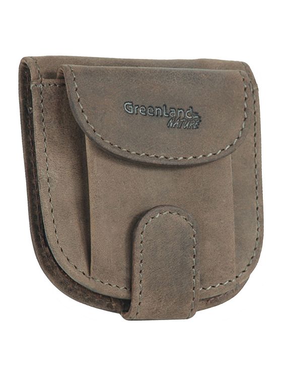 Greenland Nature Stenpung i læder 8 cm Greenland Nature Stenpung i læder 8 cm