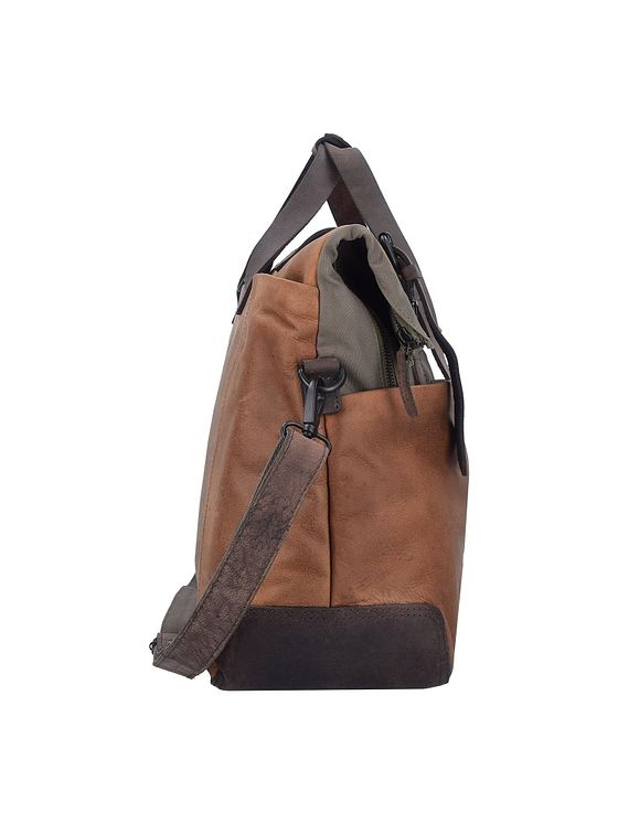 Harold's Kožená aktovka Twister s přihrádkou na notebook 49 cm