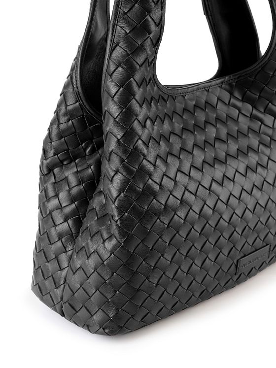 LES VISIONNAIRES Paz Weave Silky Skuldertaske Læder 42 cm