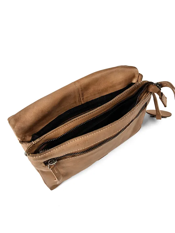 Harbour 2nd Anchor Love Bolsa de hombro Piel natural 22.5 cm