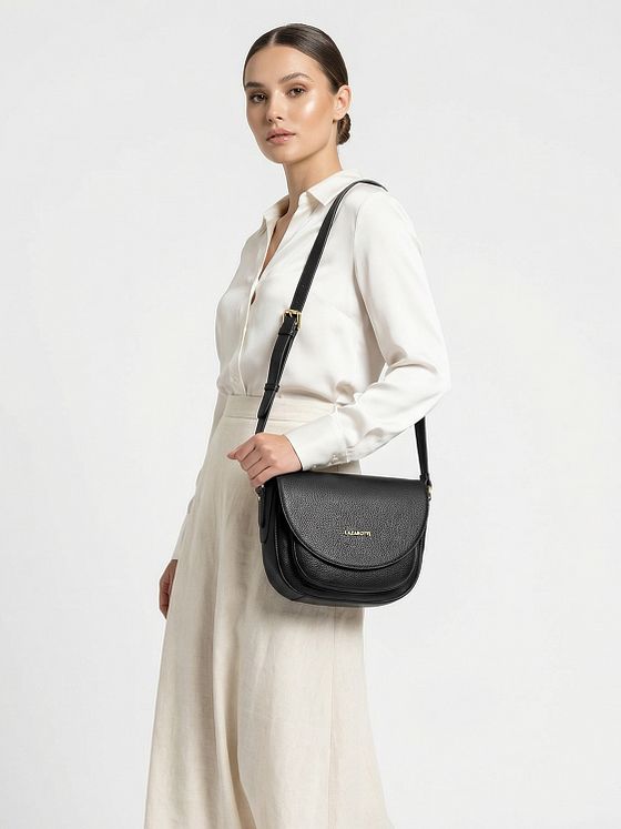 Lazarotti Bologna Leather XL olkalaukku nahka 27 cm