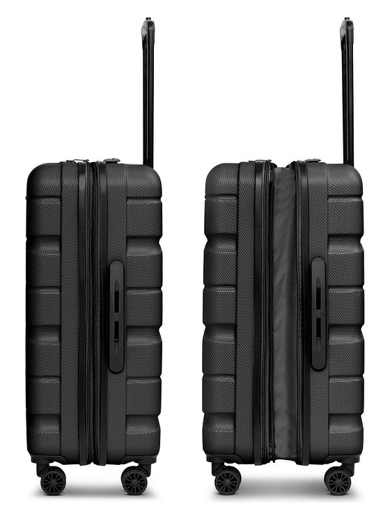 Franky Munich 4.0 4-hjulet kuffertsæt, 3-delt med stretchfoldning