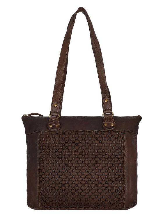 Greenland Nature Femi & Nine-skuldertaske i læder 35 cm