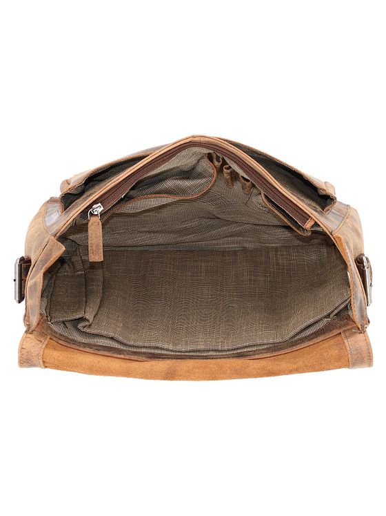 Pride and Soul Ben skuldertaske læder 33 cm rum til bærbar computer