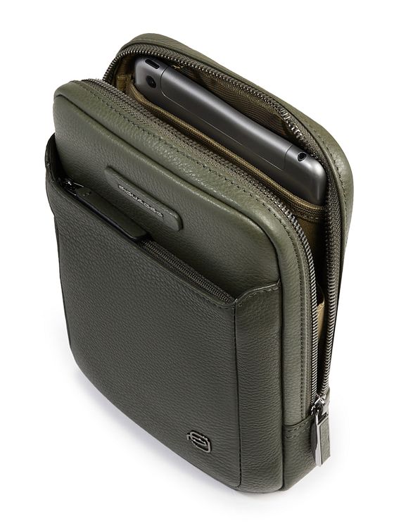 Piquadro Modus Taška přes rameno Kůže 17 cm