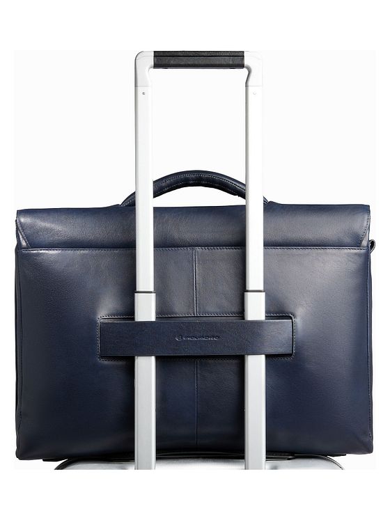 Piquadro Philip Dokumenttaske Messenger Læder 42 cm Laptoprum
