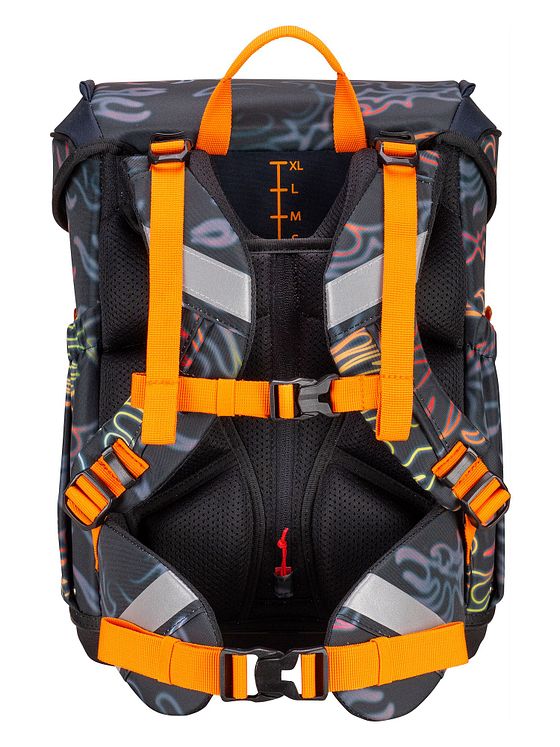 Scout Neo Exklusiv Safety Light Skoleransel-sæt 5-delt