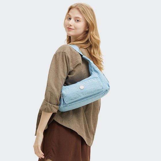 Kipling Denim Love Karis Skuldertaske S 35 cm