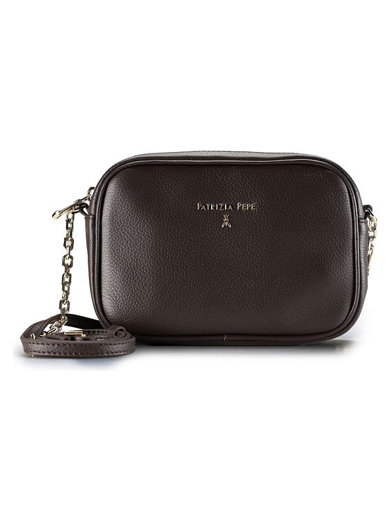 Patrizia Pepe Skuldertaske i læder 20 cm Patrizia Pepe Skuldertaske i læder 20 cm