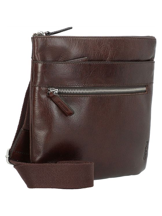 Picard Buddy-skuldertaske i læder 24 cm