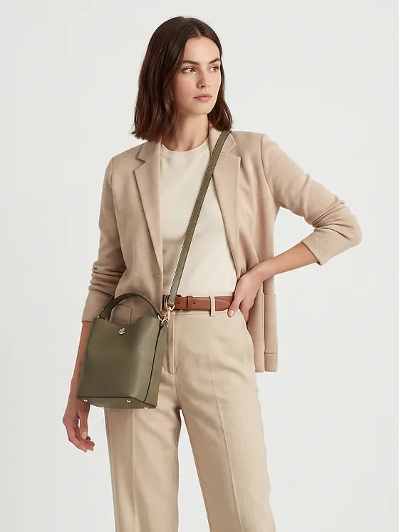 Lauren Ralph Lauren Reese Mini Bolso Piel natural 13 cm Lauren Ralph Lauren Reese Mini Bolso Piel natural 13 cm