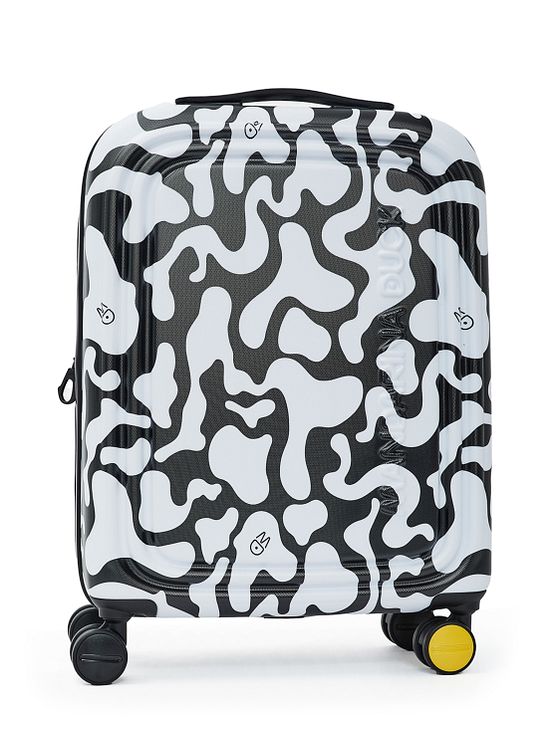 Mandarina Duck Logoduck + Moire 4 hjul Kabinetrolley 55 cm med strækfold