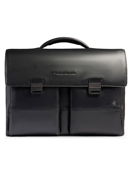 Piquadro Philip Dokumenttaske Messenger Læder 42 cm Laptoprum