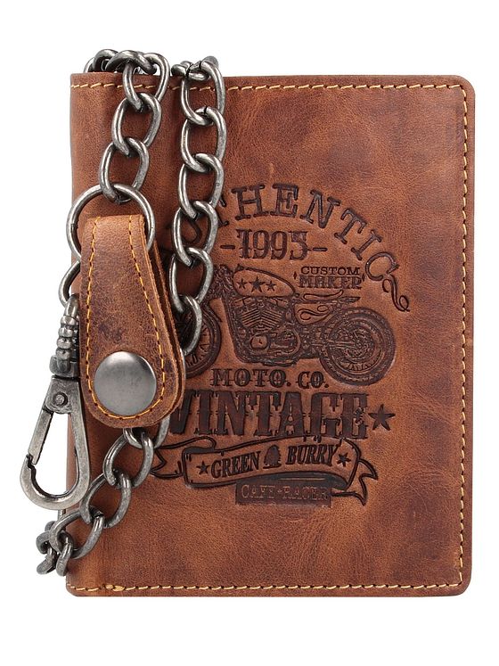 Greenburry Vintage peněženka Cafe-Racer RFID kožená 9,5 cm