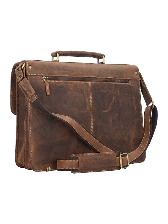 Greenburry Vintage dokumentmappe i læder 40 cm