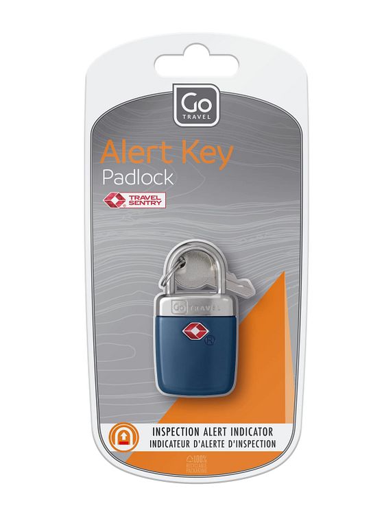 Go Travel Bagagetilbehør TSA-hængelås med "Alert"-funktion