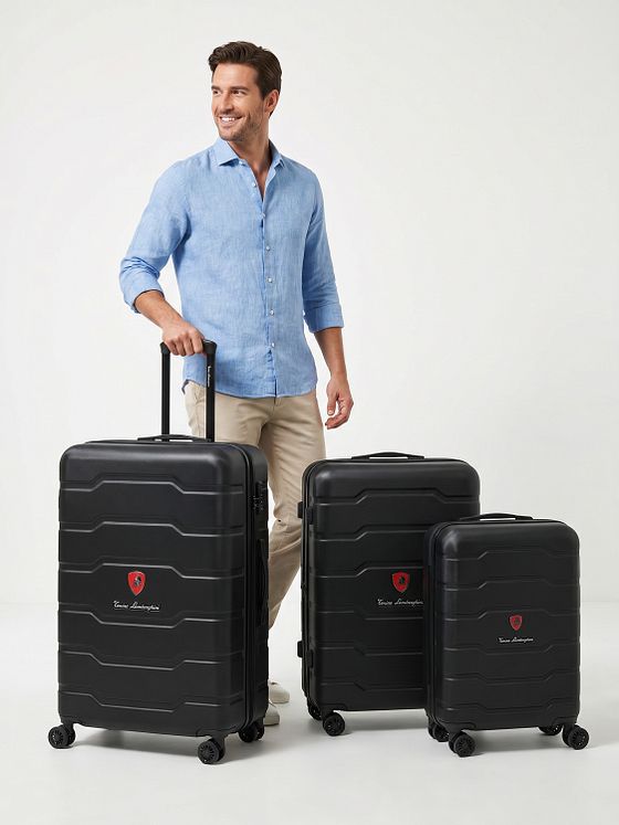 Tonino Lamborghini Bologna 4 ruedas Juego de maletas 3 piezas Tonino Lamborghini Bologna 4 ruedas Juego de maletas 3 piezas