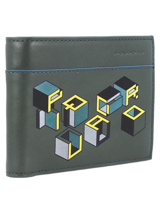 Piquadro Blue Square Revamp pung RFID læder 13 cm