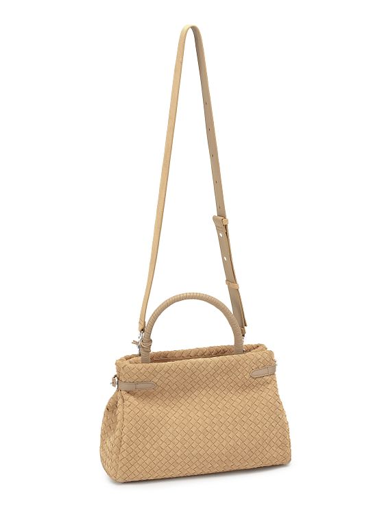 LES VISIONNAIRES Issac Weave Håndtaske Læder 31 cm