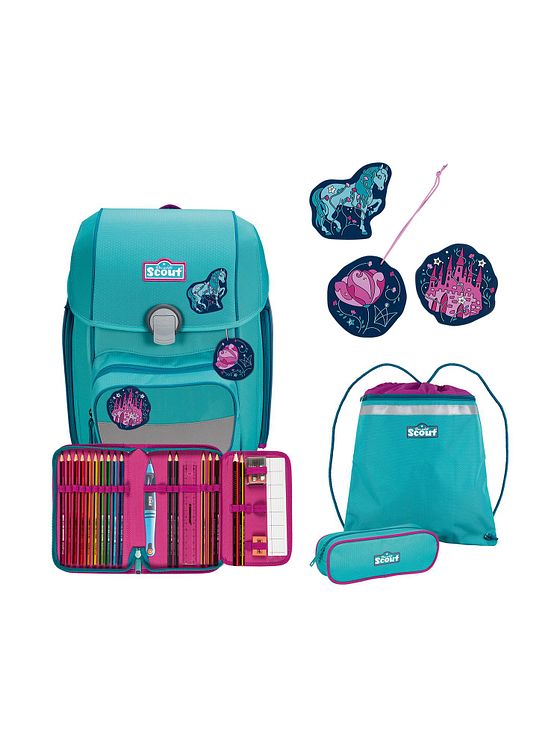 Scout Genius Skoleransel-sæt 4-delt
