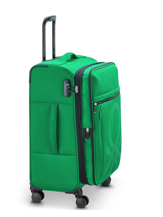 Delsey Paris x United Colors of Benetton Colour Bock 4-hjuls trolley 67 cm med stretchfold