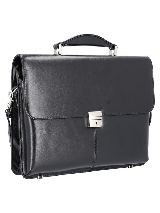 Alassio Faenza dokumentmappe i læder 40 cm med rum til bærbar computer